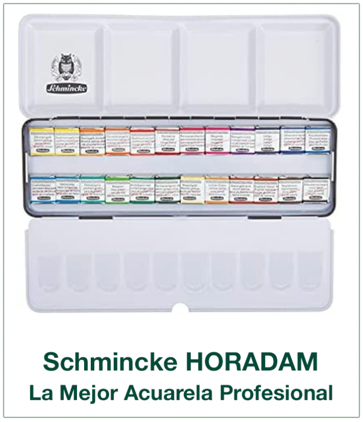 Schmincke HORADAM 24 1/2 godets Profesional