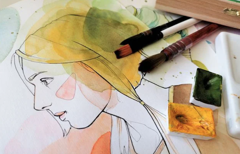 Natural colored pigments, Your best watercolor for painting